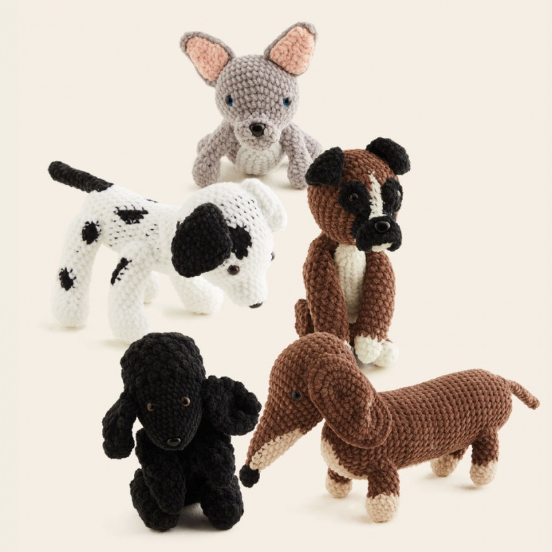 Happy Chenille Book 7 (Puppy Party) Amigurumi Crochet Patterns Sirdar